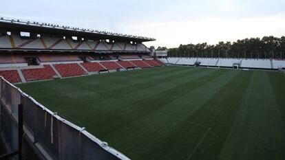 El estadio del Rayo Vallecano.