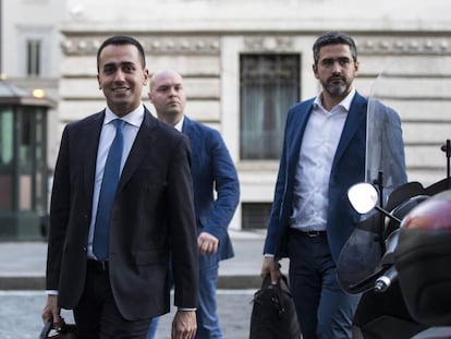 El líder del M5S, Luigi Di Maio, el viernes en Roma.