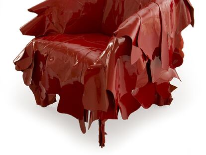 La butaca Leatherworks, obra de los hermanos Humberto y Fernando Campana.