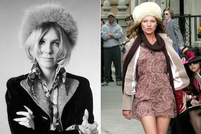 Anita Pallenberg ha fallecido a los 73 años. La modelo, actriz y musa de los rockeros ha sido un gran icono de estilo al que las generaciones posteriores no han dejado de copiar. Kate Moss ha demostrado que Pallenberg ha sido una gran influencia para ella. En la imagen, con un gorro similiar al de la musa de los Stones.