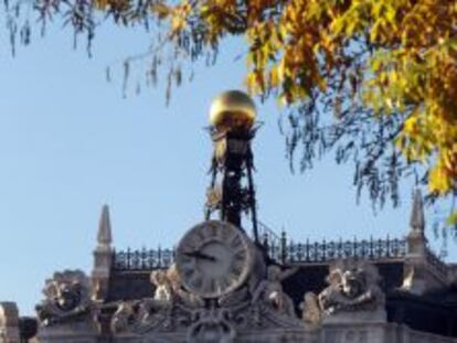 Imagen de la sede del Banco de Espa&ntilde;a, en Madrid.