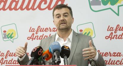 El coordinador de IU, Antonio Maíllo.