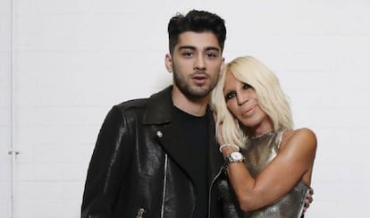 Zayn Malik y Donatella Versace.