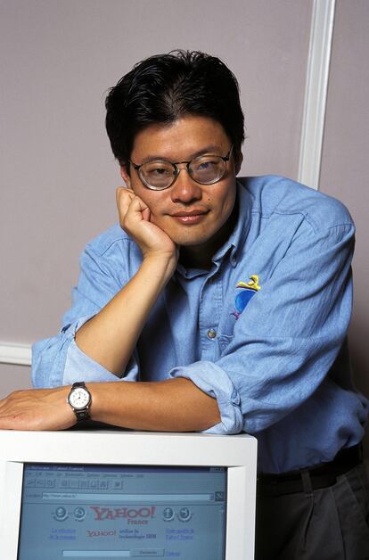 Jerry Yang, fundador de Yahoo!, en 1996.