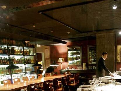 El comedor de Speakeasy, en Barcelona.