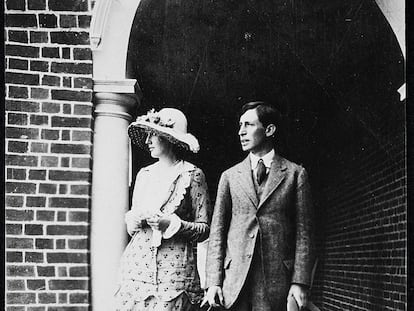 Virginia Woolf y su marido, Leonard, en 1912.