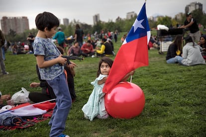 niños en Chile