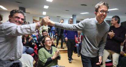Errejón, el pasado miércoles en Parla (Madrid).