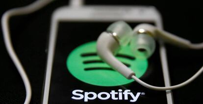 Aplicación para móviles de la plataforma de música Spotify.