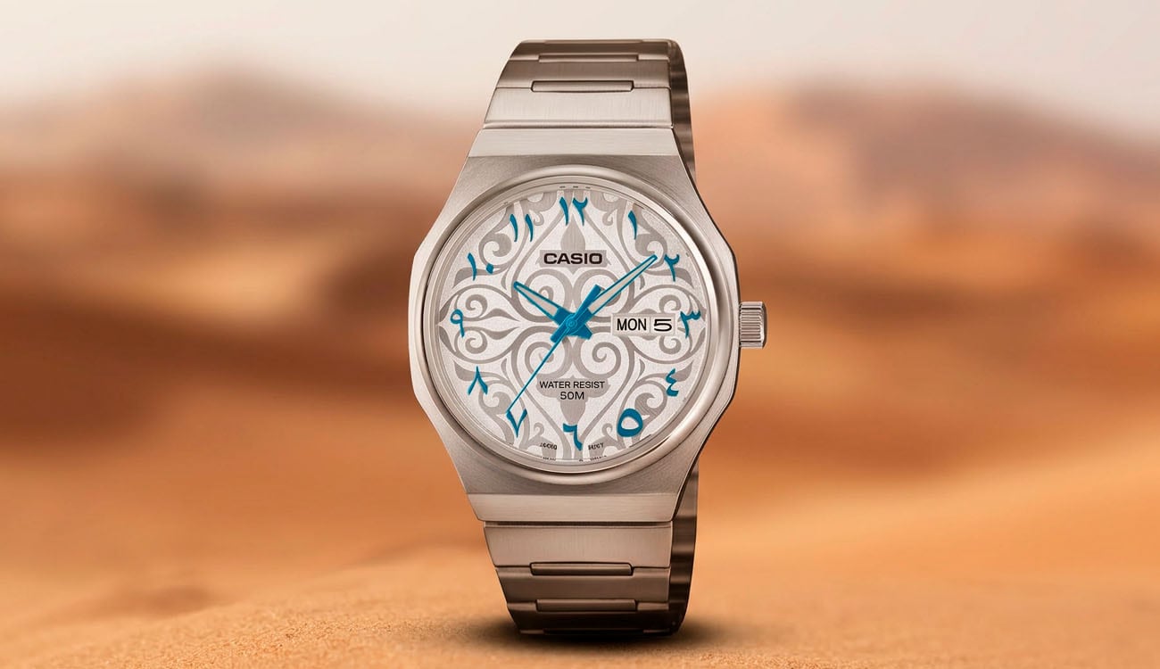 Nuevos Casio MTP-E735AR: estética premium de acero con esferas arabescas