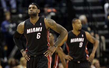 LeBron James, de los Miami Heat.