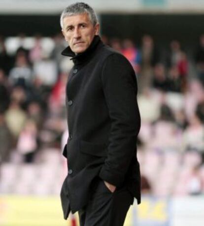 Quique Setién, nuevo entrenador de UD Las Palmas, en una imagen de 2012.