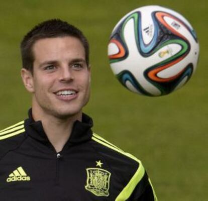 Azpilicueta, en un entrenamiento