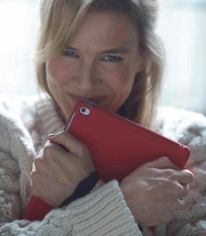 La nueva Bridget Jones. El carismático y patoso personaje, ha abandonado su diario, y en la nueva película se ha pasado a un dispositivo electrónico.