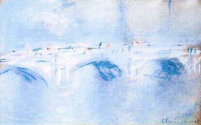 El puente de Waterloo, Londres', de Claude Monet, de 1901.