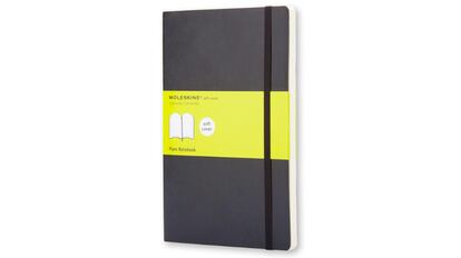 Cuaderno de notas de Moleskine, varios tamaños y colores