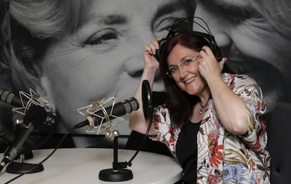 Rosa Márquez, en los estudios de podcast de EL PAÍS.