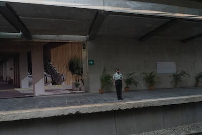 The platform at Chichén Itzá station. 