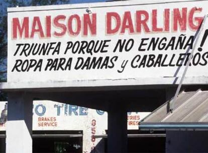 Las calles de Miami reflejan la sincronización de los dos idiomas.