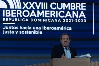 Head of the Ibero-American General Secretariat, Andrés Allamand. 