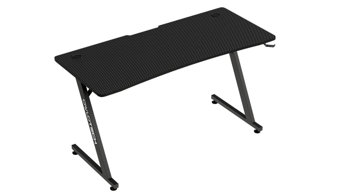 Mesa de escritorio ejecutiva con diseño moderno.