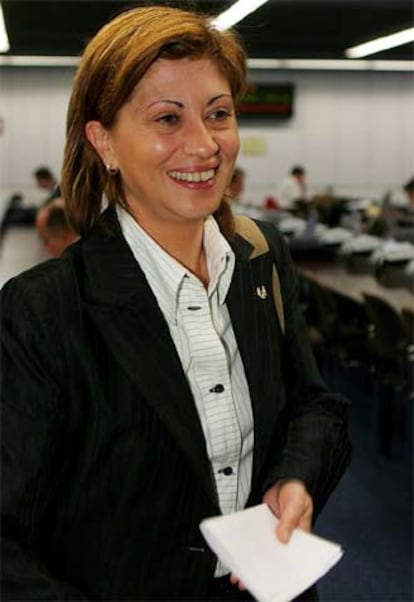 La ministra Elena Espinosa, en Luxemburgo.