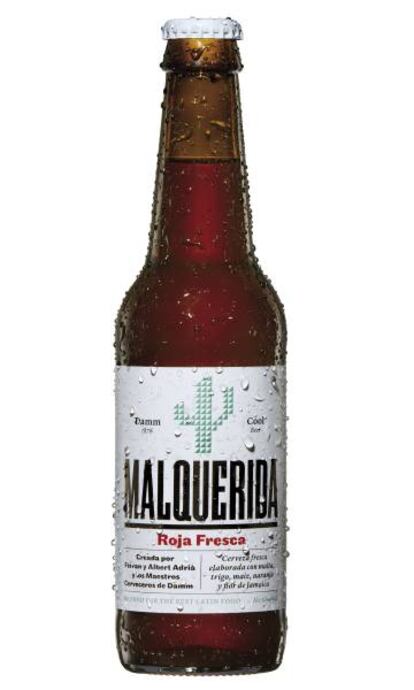 Botellín de cerveza Malquerida.