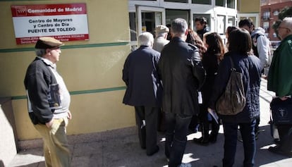 Uno de los centros de día para mayores clausurados y gestionados por la empresa Aser.