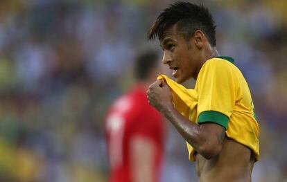 Neymar, anoche en Maracaná.EFE/Marcelo Sayão