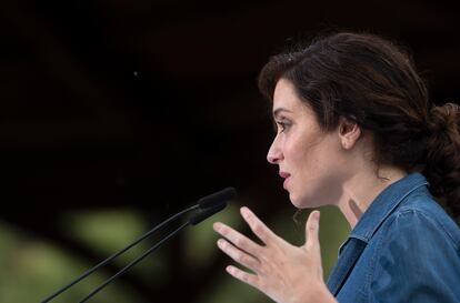 La presidenta de la Comunidad de Madrid y del Partido Popular de Madrid, Isabel Díaz Ayuso.