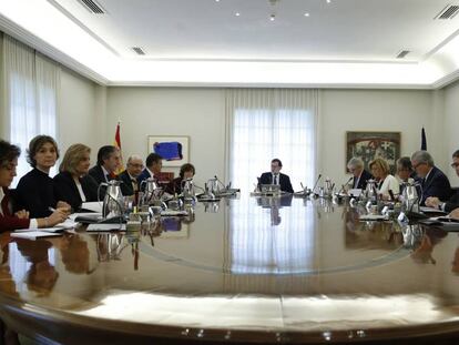 Reunió del Consell de Ministres del Govern de Mariano Rajoy.