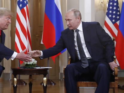 La reunión de Trump y Putin en Helsinki, en imágenes