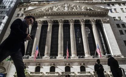 Edificio de la Bolsa de Wall Street.