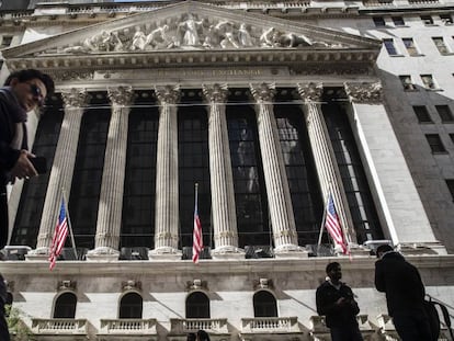 Edificio de la Bolsa de Wall Street.