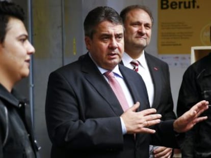 El ministro de Econom&iacute;a alem&aacute;n, Sigmar Gabriel, el pasado diciembre en Berl&iacute;n.