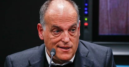 Javier Tebas, presidente de LaLiga.