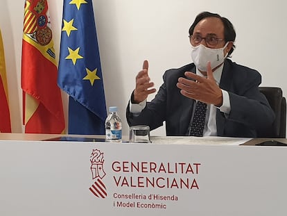 El consejero de Hacienda de la Generalitat valenciana, Vicent Soler.