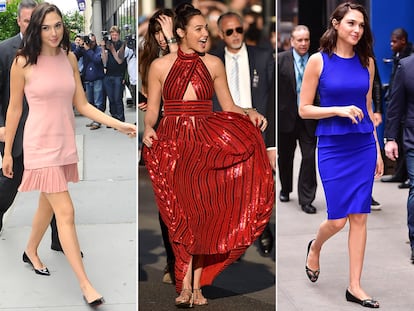 Gal Gadot ha lucido zapato plano durante la promoción de la película.