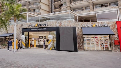 Tienda de Fund Grube en el municipio de Mogán, en Gran Canaria.