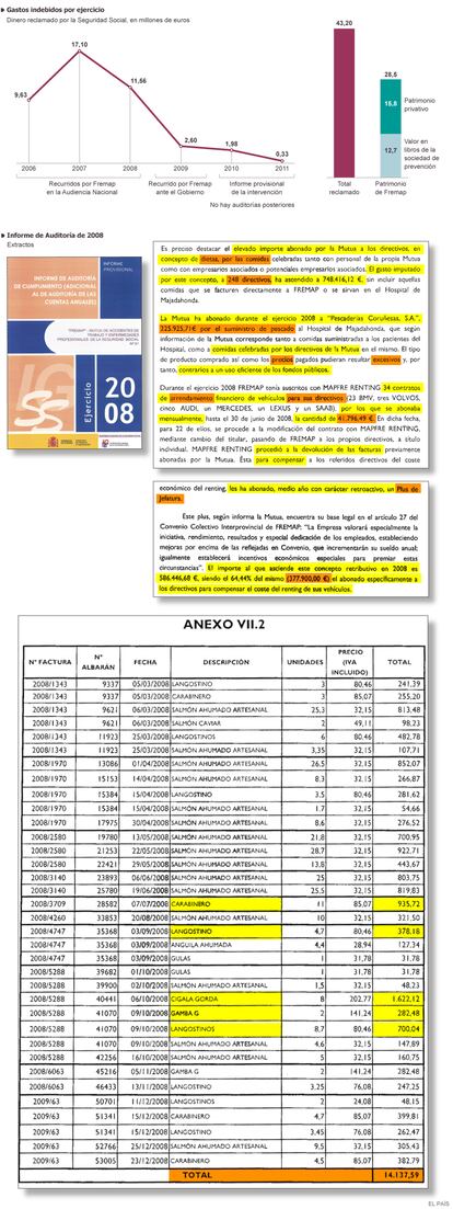 Fuente: Fremap e Informes de Auditoría de la Seguriada Social.