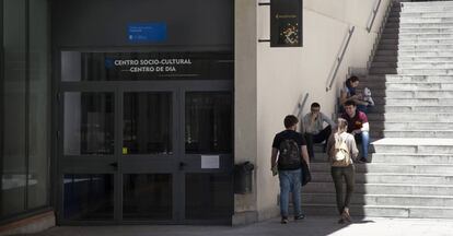 Un centro cultural municipal en el distrito de Arganzuela, en Madrid.
