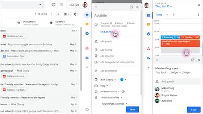 Editar eventos del Calendario desde Gmail.