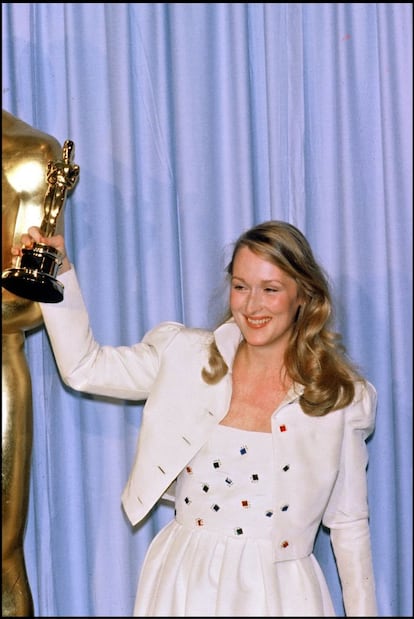 En 1980, una joven Meryl Streep (Nueva Jersey, 1949) obtenía el premio a la mejor actriz secundaria gracias a la película 'Kramer contra Kramer'. Era su segunda candidatura en esa categoría.