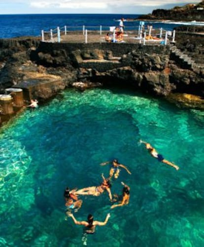 Charco Azul (San Andrés y Sauces), en la Isla Bonita.