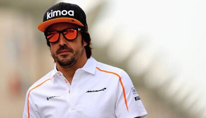 Alonso, en Bahréin.