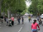 Dvd 1000 9.5.20 Zonas abiertas para uso peatonal durante el estado de alarma en Madrid, Paseo del Prado. foto: Santi Burgos