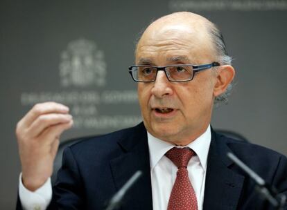 El ministro de Hacienda y Administraciones P&uacute;blicas, Crist&oacute;bal Montoro.