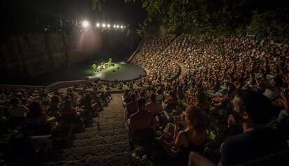 Concert del grup Stay Homas, en el teatre Grec. 