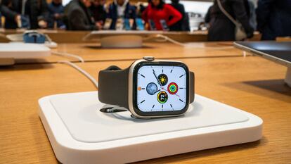 Apple Watch en la tienda de la compañía en Nueva York