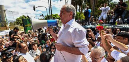 Ciro Gomes em evento de campanha no último dia 16.